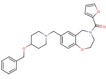 7-{[4-(benzyloxy)-1-piperidinyl]methyl}-4-(2-furoyl)-2,3,4,5-tetrahydro-1,4-benzoxazepine