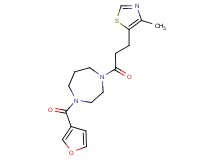 1-(3-furoyl)-4-[3-(4-methyl-1,3-thiazol-5-yl)propanoyl]-1,4-diazepane