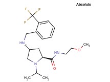 (4R)-1-isopropyl-N-(2-methoxyethyl)-4-{[2-(trifluoromethyl)benzyl]amino}-L-prolinamide