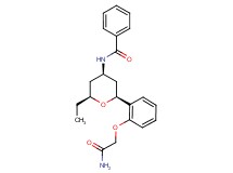 N-{(2S*,4R*,6S*)-2-[2-(2-amino-2-oxoethoxy)phenyl]-6-ethyltetrahydro-2H-pyran-4-yl}benzamide