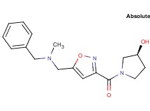 (3S)-1-[(5-{[benzyl(methyl)amino]methyl}isoxazol-3-yl)carbonyl]pyrrolidin-3-ol