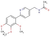 N-{[6-(2,3,4-trimethoxyphenyl)pyridin-3-yl]methyl}acetamide