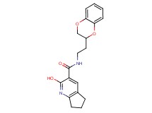 N-[2-(2,3-dihydro-1,4-benzodioxin-2-yl)ethyl]-2-hydroxy-6,7-dihydro-5H-cyclopenta[b]pyridine-3-carboxamide