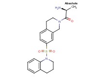 (2S)-1-[7-(3,4-dihydroquinolin-1(2H)-ylsulfonyl)-3,4-dihydroisoquinolin-2(1H)-yl]-1-oxopropan-2-amine