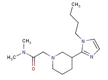 2-[3-(1-butyl-1H-imidazol-2-yl)-1-piperidinyl]-N,N-dimethylacetamide
