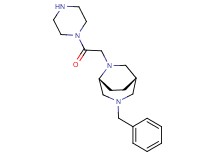 rel-(1S,5R)-3-benzyl-6-[2-oxo-2-(1-piperazinyl)ethyl]-3,6-diazabicyclo[3.2.2]nonane dihydrochloride