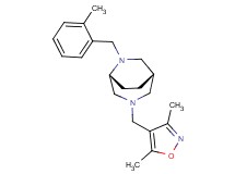 (1S*,5R*)-3-[(3,5-dimethylisoxazol-4-yl)methyl]-6-(2-methylbenzyl)-3,6-diazabicyclo[3.2.2]nonane