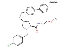 (4S)-4-[(4-biphenylylmethyl)amino]-1-(4-chlorobenzyl)-N-(2-methoxyethyl)-L-prolinamide
