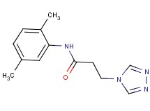 N-(2,5-dimethylphenyl)-3-(4H-1,2,4-triazol-4-yl)propanamide