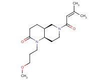 (4aS*,8aR*)-1-(3-methoxypropyl)-6-(3-methylbut-2-enoyl)octahydro-1,6-naphthyridin-2(1H)-one
