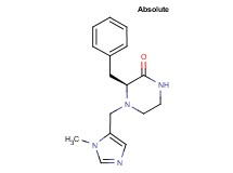 (3S)-3-benzyl-4-[(1-methyl-1H-imidazol-5-yl)methyl]piperazin-2-one