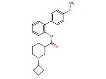 1-cyclobutyl-N-(4'-methoxy-2-biphenylyl)-3-piperidinecarboxamide