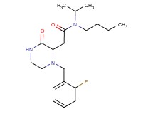 N-butyl-2-[1-(2-fluorobenzyl)-3-oxo-2-piperazinyl]-N-isopropylacetamide