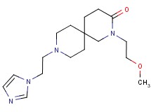 9-[2-(1H-imidazol-1-yl)ethyl]-2-(2-methoxyethyl)-2,9-diazaspiro[5.5]undecan-3-one