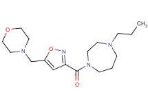 1-{[5-(morpholin-4-ylmethyl)isoxazol-3-yl]carbonyl}-4-propyl-1,4-diazepane