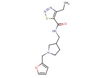 4-ethyl-N-{[1-(2-furylmethyl)pyrrolidin-3-yl]methyl}-1,2,3-thiadiazole-5-carboxamide