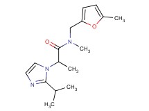 2-(2-isopropyl-1H-imidazol-1-yl)-N-methyl-N-[(5-methyl-2-furyl)methyl]propanamide