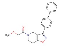3-(4-biphenylyl)-5-(methoxyacetyl)-4,5,6,7-tetrahydroisoxazolo[4,5-c]pyridine