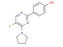 4-(5-fluoro-4-pyrrolidin-1-ylpyrimidin-2-yl)phenol