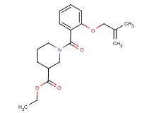 ethyl 1-{2-[(2-methylprop-2-en-1-yl)oxy]benzoyl}piperidine-3-carboxylate