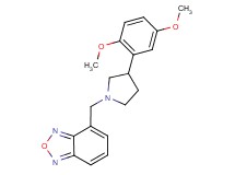 4-{[3-(2,5-dimethoxyphenyl)-1-pyrrolidinyl]methyl}-2,1,3-benzoxadiazole