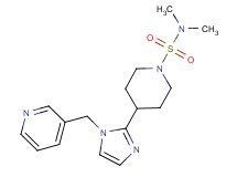 N,N-dimethyl-4-[1-(3-pyridinylmethyl)-1H-imidazol-2-yl]-1-piperidinesulfonamide