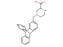 4-(pentacyclo[6.6.6.0~2,7~.0~9,14~.0~15,20~]icosa-2,4,6,9,11,13,15,17,19-nonaen-4-ylmethyl)piperazine-2-carboxylic acid