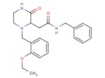 N-benzyl-2-[1-(2-ethoxybenzyl)-3-oxo-2-piperazinyl]acetamide