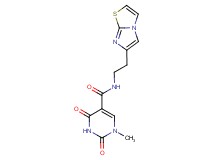 N-(2-imidazo[2,1-b][1,3]thiazol-6-ylethyl)-1-methyl-2,4-dioxo-1,2,3,4-tetrahydropyrimidine-5-carboxamide