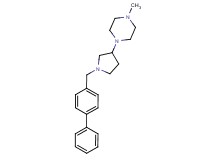 1-[1-(biphenyl-4-ylmethyl)pyrrolidin-3-yl]-4-methylpiperazine