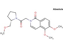 5,6-dimethoxy-2-{2-[(2S)-2-(methoxymethyl)pyrrolidin-1-yl]-2-oxoethyl}isoquinolin-1(2H)-one