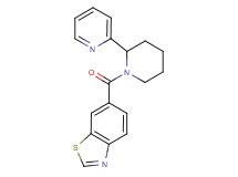 6-{[2-(2-pyridinyl)-1-piperidinyl]carbonyl}-1,3-benzothiazole