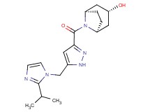 (3-endo)-8-({5-[(2-isopropyl-1H-imidazol-1-yl)methyl]-1H-pyrazol-3-yl}carbonyl)-8-azabicyclo[3.2.1]octan-3-ol