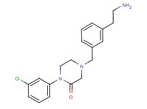 4-[3-(2-aminoethyl)benzyl]-1-(3-chlorophenyl)-2-piperazinone
