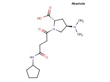 (2S,4R)-1-[4-(cyclopentylamino)-4-oxobutanoyl]-4-(dimethylamino)pyrrolidine-2-carboxylic acid