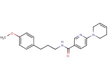 N-[3-(4-methoxyphenyl)propyl]-3,6-dihydro-2H-1,2'-bipyridine-5'-carboxamide