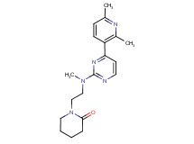 1-{2-[[4-(2,6-dimethylpyridin-3-yl)pyrimidin-2-yl](methyl)amino]ethyl}piperidin-2-one