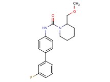 N-(3'-fluorobiphenyl-4-yl)-2-(methoxymethyl)piperidine-1-carboxamide