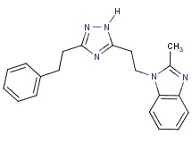 2-methyl-1-{2-[3-(2-phenylethyl)-1H-1,2,4-triazol-5-yl]ethyl}-1H-benzimidazole