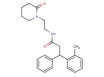 3-(2-methylphenyl)-N-[2-(2-oxo-1-piperidinyl)ethyl]-3-phenylpropanamide
