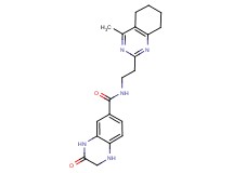 N-[2-(4-methyl-5,6,7,8-tetrahydroquinazolin-2-yl)ethyl]-3-oxo-1,2,3,4-tetrahydroquinoxaline-6-carboxamide