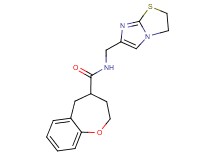 N-(2,3-dihydroimidazo[2,1-b][1,3]thiazol-6-ylmethyl)-2,3,4,5-tetrahydro-1-benzoxepine-4-carboxamide