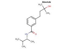 N-[(1R)-1,2-dimethylpropyl]-3-(3-hydroxy-3-methylbutyl)benzamide