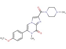 6-(4-methoxyphenyl)-7-methyl-2-[(4-methylpiperazin-1-yl)carbonyl]imidazo[1,2-a]pyrazin-8(7H)-one