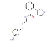 N-[3-(2-amino-1,3-thiazol-4-yl)propyl]-2-(3-pyrrolidinyl)benzamide