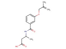 3-({3-[(2-methylprop-2-en-1-yl)oxy]benzoyl}amino)butanoic acid