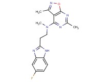 N-[2-(5-fluoro-1H-benzimidazol-2-yl)ethyl]-N,3,6-trimethylisoxazolo[5,4-d]pyrimidin-4-amine