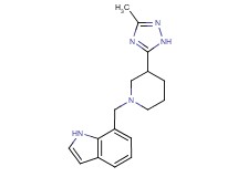 7-{[3-(3-methyl-1H-1,2,4-triazol-5-yl)piperidin-1-yl]methyl}-1H-indole