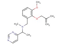 N-{3-methoxy-2-[(2-methylprop-2-en-1-yl)oxy]benzyl}-N-methyl-1-pyrimidin-4-ylethanamine