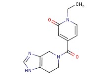1-ethyl-4-(1,4,6,7-tetrahydro-5H-imidazo[4,5-c]pyridin-5-ylcarbonyl)pyridin-2(1H)-one